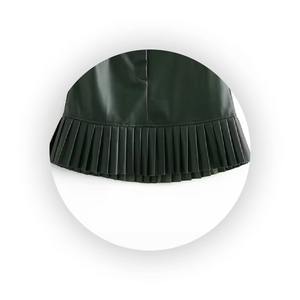 Nouvelle jupe en cuir rouge taille haute tendance pour femme – Coupe ajustée sexy – Jupe en similicuir – Idéale pour les soirées et le quotidien - Product Image 3