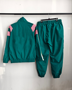 <b>Men</b> Windbreak Track Suit Street Fashion Style Multi-Color Block <b>Jacket</b> Pants Set Custom Nylon Streetwear Windbreaker Tracksuits - Product Image 2