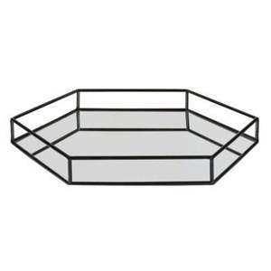 Bandeja Decorativa de Metal Dorado de Lujo, Redonda con Espejo, Organizador de Joyas, Bandeja de Servicio Moderna para Mesa de Centro, Decoración del Hogar - Product Image 2