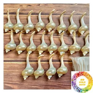 Repose-baguettes en coquille irisée 10-11 cm, support de vaisselle en nacre pour la décoration de la maison et de la salle à manger de style côtier - Product Image 5