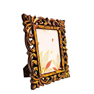 Cadre photo en bois massif de qualité supérieure, décoration de table, cadre photo en bois fait main de luxe, cadre photo en bois rustique moderne de style ferme - Product Image 1