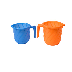 1L & 1.5L Eco Friendly <b>Plastic</b> <b>Mugs</b> from India Injection Modled in Solid Colors and Customized Designs for Bathroom Use - Product Image 1