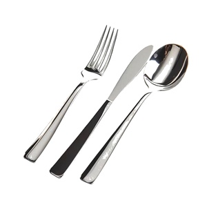 Ensemble de couverts en métal arc-en-ciel avec finition miroir haute brillance, passe au lave-vaisselle, style glamour, cuillère, fourchette, couteau pour les dîners et la table - Product Image 6