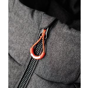 Chaqueta Safari para Hombre de Color Sólido, Cierre de Cremallera, Impermeable, Informal, de Invierno, Talla Grande, Tela de Lona, Forro de Algodón - Product Image 3