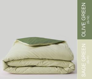 Ensemble de literie en microfibre 4 pièces, solide, doux et moelleux, couvre-lit réversible, couleurs variées, taille King Queen, vente en gros - Product Image 5