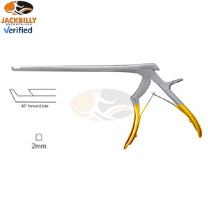 คีมตัดกระดูก JACKBILLY แบบแมนนวล 40 องศา ปลายโค้งงอ ขนาด 2 มม. แผ่นรองบาง สแตนเลสสตีล สำหรับผ่าตัด - Product Image 1