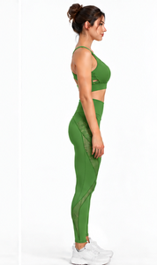 Women <b>Yoga</b> Set Cross Back Sports Bra High Waist Leggings Two Piece Seamless Stretch Workout Suit Gym Fitness <b>Pilates</b> <b>Yoga</b> Active - Product Image 6