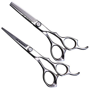 Juego de Tijeras de Peluquería 8 en 1, Kit de Tijeras para Cortar y Entresacar Cabello, para Salón y Uso Doméstico, Multiherramienta de Acero Inoxidable - Product Image 5
