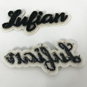Écusson brodé thermocollant personnalisé avec logo, idéal pour vêtements, sacs, casquettes, DIY, vente en gros, badge brodé 3D, transfert thermique - Product Image 3