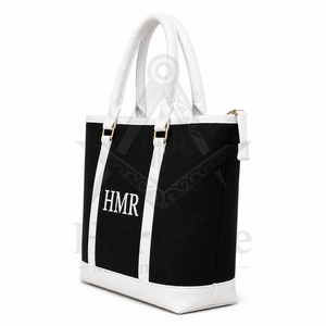Sacs fourre-tout en toile de coton légers et élégants pour ordres maçonniques, confréries grecques et sororités – Sacs à main pour ordinateur portable - Product Image 4