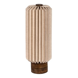 Lampes de table rectangulaires en bois de manguier, design industriel, bases de lampes écologiques, durables, faites à la main, légères, lumière naturelle, miel, OEM - Product Image 1