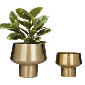 Pot de fleurs en métal le plus vendu, pot de plantes d'intérieur, conteneur décoratif pour fleurs, décoration de la maison - Product Image 3