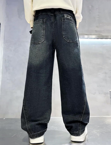 <b>Jeans</b> Factory Direct Sales Summer and Autumn Season New Loose Baggy Boys Trousers Casual Breathable Wear Men's Denim <b>Jeans</b> - Product Image 4