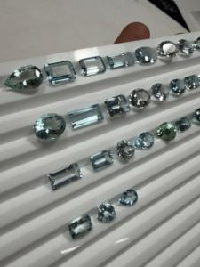 พลอยอะความารีนธรรมชาติรูปทรงผสมสีฟ้าสำหรับทำเครื่องประดับ - Product Image 5