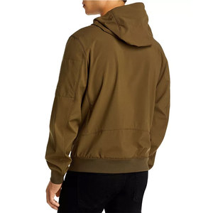 2026 Men's <b>Fleece</b> <b>Lined</b> Softshell <b>Jacket</b> Custom Logo Printing Latest Design Windproof Stand Collar Softshell <b>Jackets</b> - Product Image 6