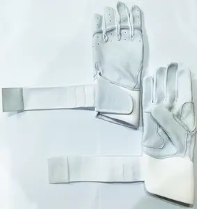 Gants de Frappeur de Baseball avec Logo Personnalisé Conception OEM de Service de Baseball pour Hommes Gants d'Entraînement Sportif Softball en Cuir Durable Vente de Gros