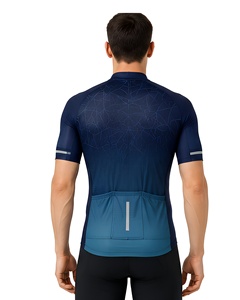 เสื้อจักรยานทีมรุ่นล่าสุด ดีไซน์ทันสมัย พิมพ์ลายดิจิตอลแบบ Sublimation น้ำหนักเบา แขนสั้น สำหรับแข่งขันจักรยาน - Product Image 3