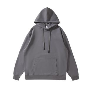 Sudadera con Capucha para Hombre, 100% Algodón, 380GSM, Color Sólido, Corte Holgado, Estilo Deportivo Informal, Manga Larga, Raglán - Product Image 1