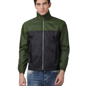 Coupe-vent softshell imprimé sur mesure pour hommes, manches régulières, coupe-vent imperméable à l'épreuve des couleurs, veste d'hiver en nylon imperméable pour la rue principale - Product Image 1