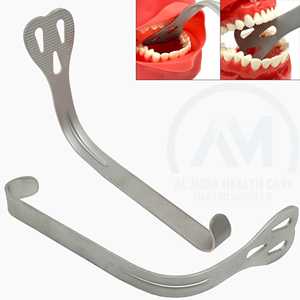 Retractor Dental Manual de Acero Inoxidable Al Mida Healthcare, Certificado CE Clase I ISO13485, Instrumento Quirúrgico de Fácil Agarre - Product Image 2