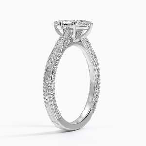 Bague BOJ 069 en argent 925 gravée Elsie, coupe marquise, avec diamant de fiançailles 2 carats couleur D VVS1 Moissanite certifiée GRA – En promotion - Product Image 2