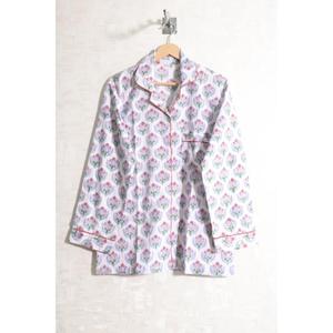 Floral Cotton Printed <b>Pajama</b> Set for Women Soft Comfortable Night <b>Suit</b> Breathable Sleepwear Outfit - Product Image 2