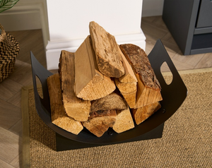 Soporte Metálico para Leña, Estante para Leña, Accesorios para Chimenea, Soporte para Troncos, Estante para Almacenamiento de Leña en Interiores y Exteriores - Product Image 3