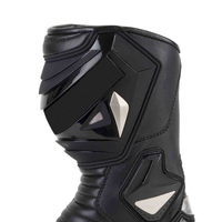Bottes de moto sur mesure, embout en acier, imperméables, respirantes, en cuir, chaussures de moto pour l'hiver, grande taille, cuir personnalisé