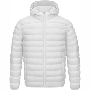 Chaqueta corta de plumón de poliéster de alta calidad al por mayor, chaqueta bomber de poliéster para hombre - Product Image 1