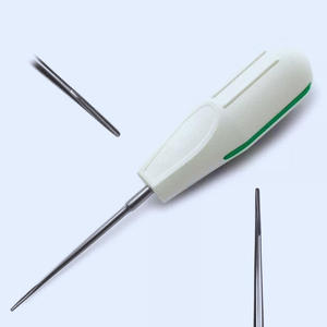 Élévateur dentaire manuel pour extraction radiculaire, chirurgie buccale, conforme MOL, manche blanc, 8 pièces, acier inoxydable allemand, par Dentavex - Product Image 4