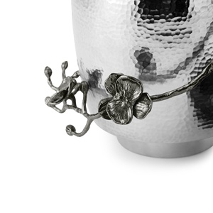 Vase Saleem International 2026, vase à fleurs design ginkgo, vase en métal feuille de ginkgo, vase doré feuille de ginkgo, vase en laiton feuille de ginkgo - Product Image 2