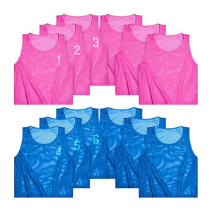 Chalecos Deportivos Pinnies, Transpirables, de Malla de Nailon, para Prácticas de Equipo, para Jóvenes y Adultos, Ideales para Baloncesto, Fútbol y Fútbol Americano - Product Image 2
