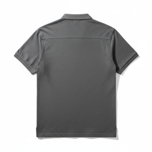 Camiseta Polo Piqué Gris para Hombre al por Mayor |   Uniformes de Trabajo de Manga Corta con Logotipo Personalizado |   Camisetas Deportivas al Por Mayor - Product Image 4