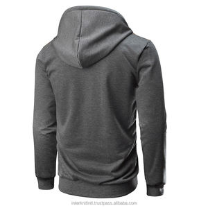 Sweat-shirt à capuche pour homme, coupe classique, automne-hiver, pull chaud, veste décontractée, imprimé en sérigraphie, logo uni sur le devant - Product Image 2