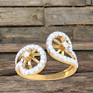 แหวนดีไซน์ล้อแบบวินเทจ ปรับขนาดได้ ของขวัญเครื่องประดับแฟชั่น - Product Image 5