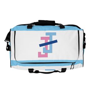 Blue Duffle <b>Bag</b> Travel Gym <b>Bag</b> Spacious Sports Carry <b>Bag</b> <b>Overnight</b> Weekender Tote with Adjustable Shoulder Strap Design - Product Image 5