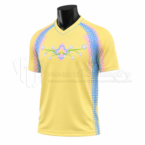 Camiseta de Fútbol Personalizada por Sublimación, Manga Corta, Cuello en V, Ropa Deportiva, Fabricante de Camisetas de Fútbol para Equipos - Product Image 3