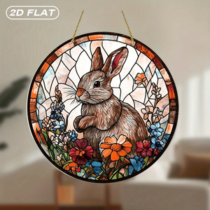 CIFbuy Acrylic Rainbow Suncatcher Decorazione Colorata da Appendere per Finestre, Ornamento per Casa e Feste, per Servizio di Acquisto Temu, Vetro Colorato - Product Image 5