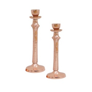 Contemporary Iron Metal Candle Holder with Gold Electroplated Frame and Clear Glass Cup for Luxury Home Styling - Product Image 2