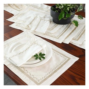 Nordic Pattern Cotton Casserole Dine With Style Anti-scalding Mat Woven Heat Insulation Pad Dining Tea Coaster Pot <b>Table</b> Mats - Product Image 3