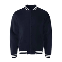 Veste en polaire noire pour homme, col montant, fermeture éclair sur le devant, style décontracté, couleur unie, respirante, coupe classique, pour l'automne