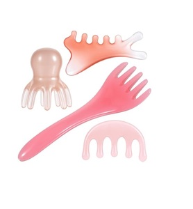 Peine de masaje de resina resistente para desenredar el cabello grueso y realizar un masaje cómodo del cuero cabelludo para hombres y mujeres - Product Image 5