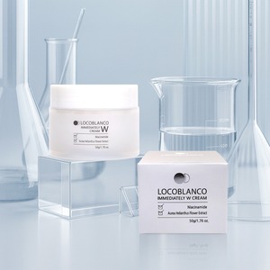 [LOCOBLANCO] Crème hydratante pour le visage à l'eau d'hibiscus K-Beauty Niacinamide 50g à action immédiate - Product Image 2