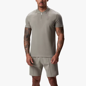 Ensemble short cargo en coton mélangé pour homme 2026 – Tenue urbaine utilitaire deux pièces durable pour le sport et le streetwear – Co-ord mode - Product Image 5