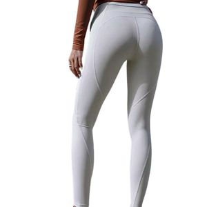 Leggings de yoga taille haute personnalisés pour femmes, pantalons de sport fitness avec poches, antistatiques, extensibles, pour l'entraînement et la gym, vente en gros OEM - Product Image 1