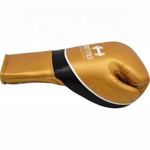 Gants de boxe professionnels en crin de cheval en cuir Thai Kickboxing MMA Gants d'entraînement en dentelle pour la boxe d'arts martiaux - Product Image 4