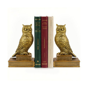 Modern Hollow Frame Metal Bookends with Laser Cut Design and Powder Coated Finish for Decorative <b>Book</b> Display - Product Image 6