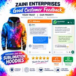 Premium Quality 320 GSM 100% Cotton Fleece Puff Printing Hooded Oversized <b>Sweatshirt</b> Sky Blue <b>Navy</b> White Custom Logo - Product Image 6