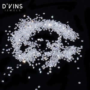 เพชรแล็บโกรว์คุณภาพพรีเมียม D'VINS JEWELS ทรงกลมเจียระไนบริลเลียนท์ สี D จากเมืองสุราษฎร์ สำหรับทำเครื่องประดับ - Product Image 2