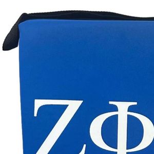 Zeta Phi Beta Blue Stadium Seat Cushion Portable Foldable Greek Sorority <b>Chair</b> <b>Pad</b> Comfortable Event Seating Lightweight Durable - Product Image 5